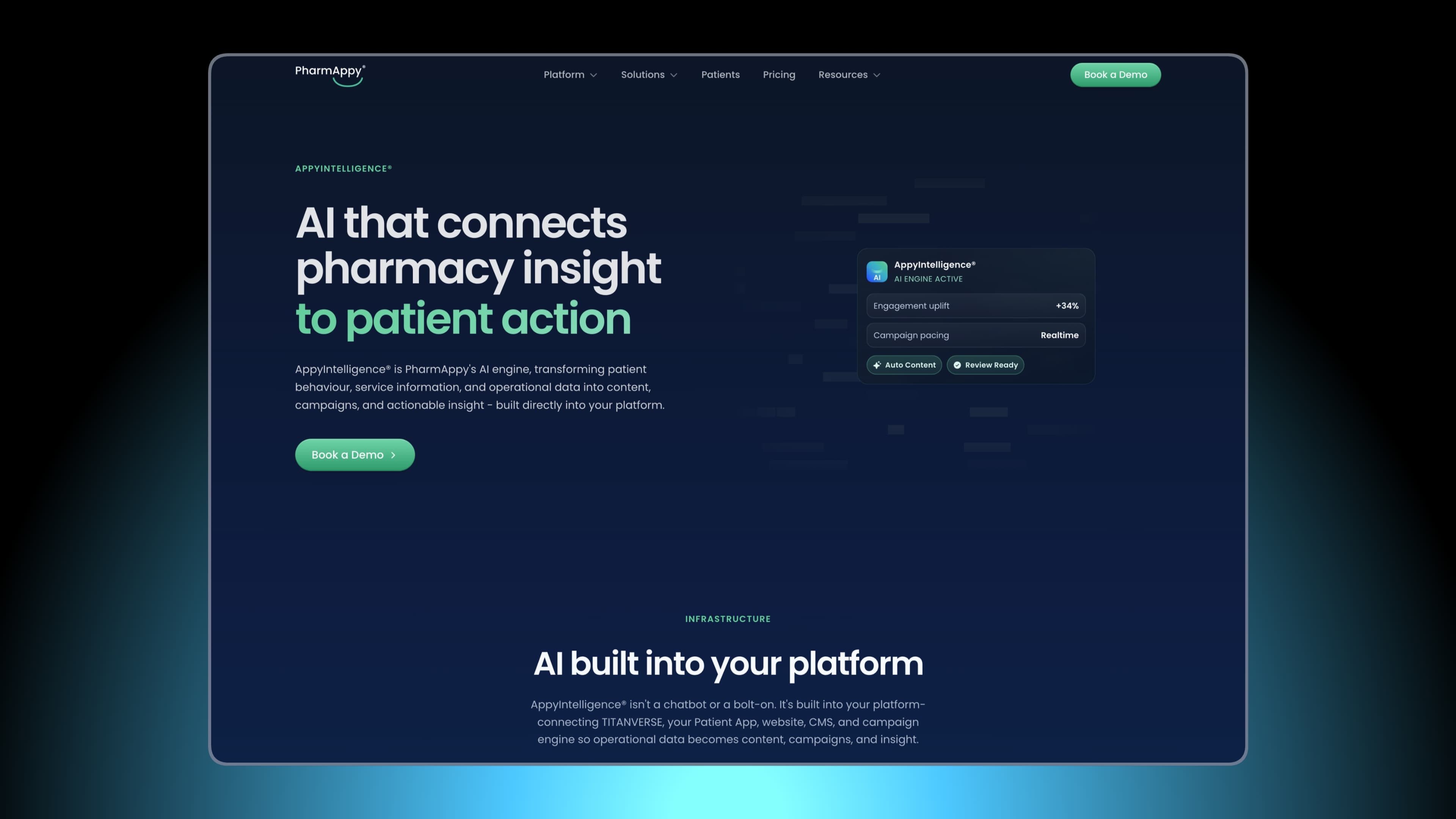 PharmAppy Appy Intelligence page