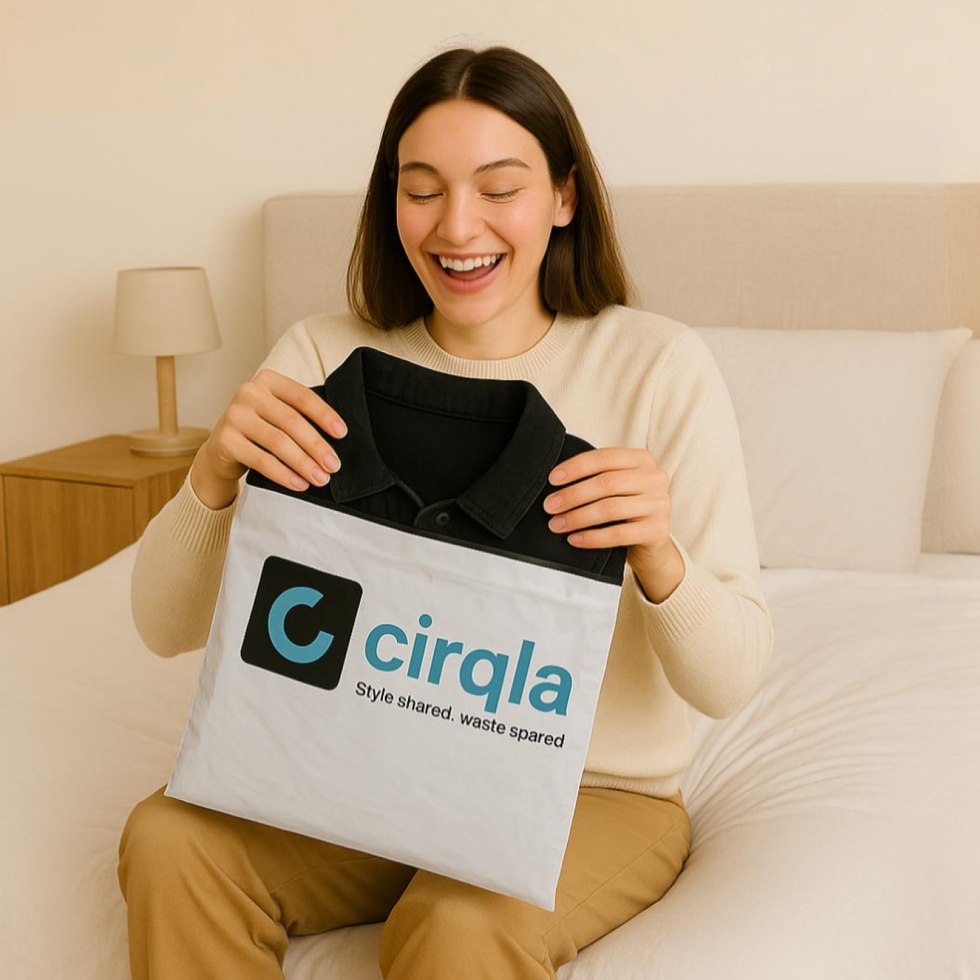 Cirqla branded packaging mockup