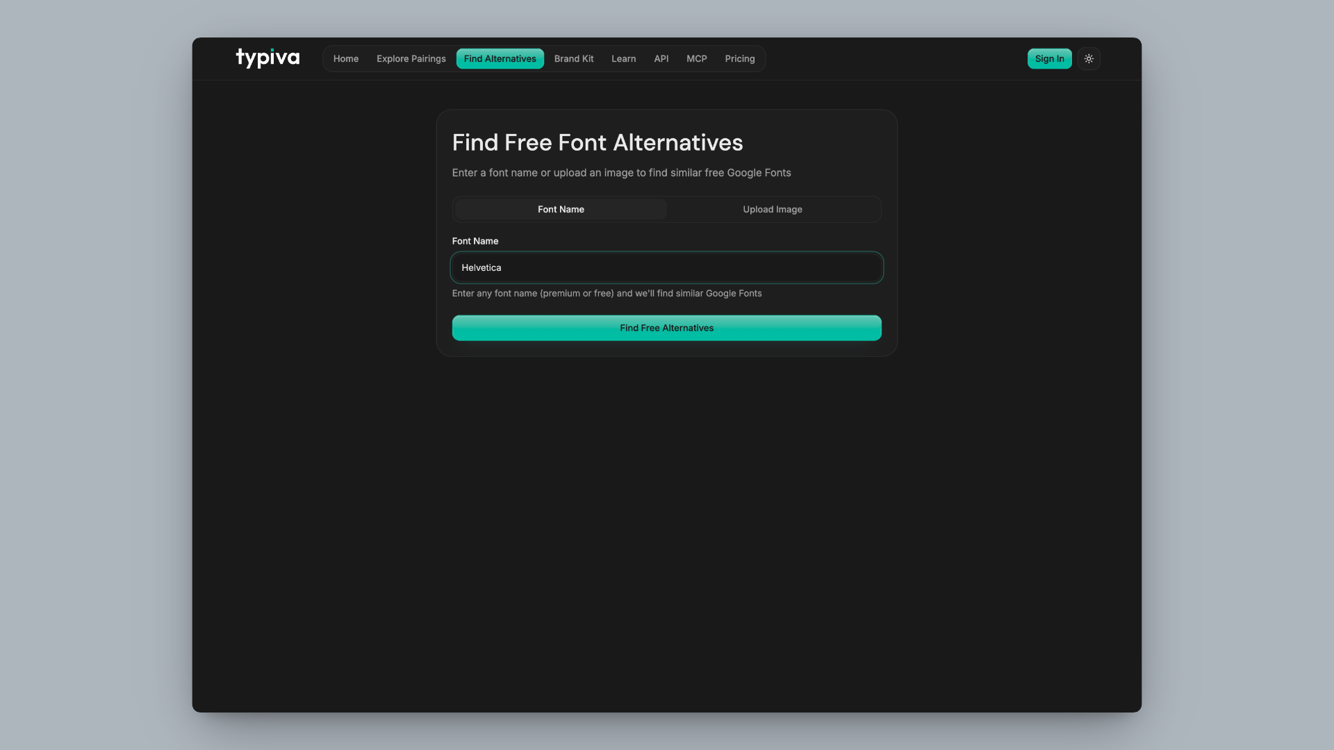 Typiva Free Font Alternatives